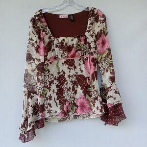 Floral Print Women's Top